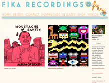 Tablet Screenshot of moustacheofinsanity.fikarecordings.com