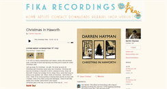 Desktop Screenshot of darrenhayman.fikarecordings.com